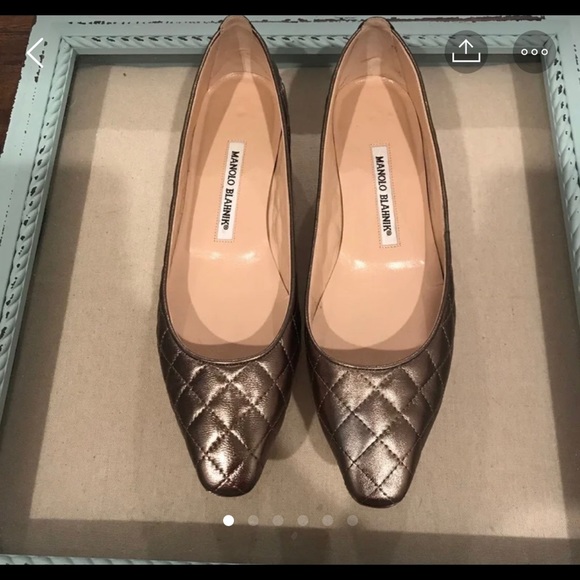 Auth. Manolo flats - Picture 1 of 6